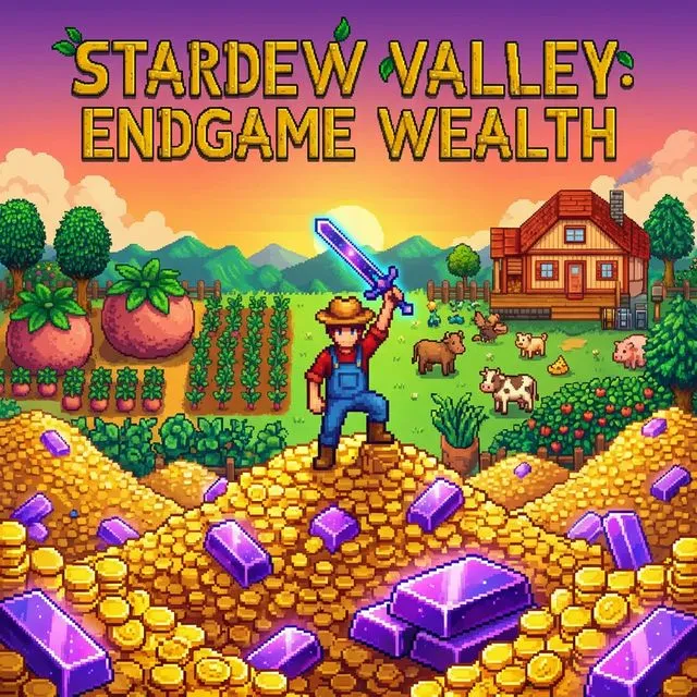 Stardew Valley God-Tier Save Pack: 3 Slots with 30M Gold & 100% Completion